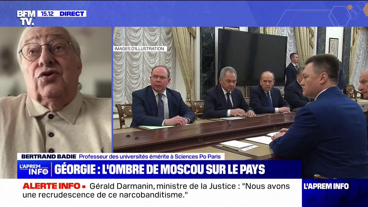 Investiture en Géorgie: "C'est un moyen pour le Kremlin d'exister dans le Caucase, c'est le seul bastion qui lui reste", explique Bertrand Badie, professeur des universités émérite à Sciences Po
