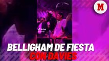 Pillan a Bellingham de fiesta... y con Davies