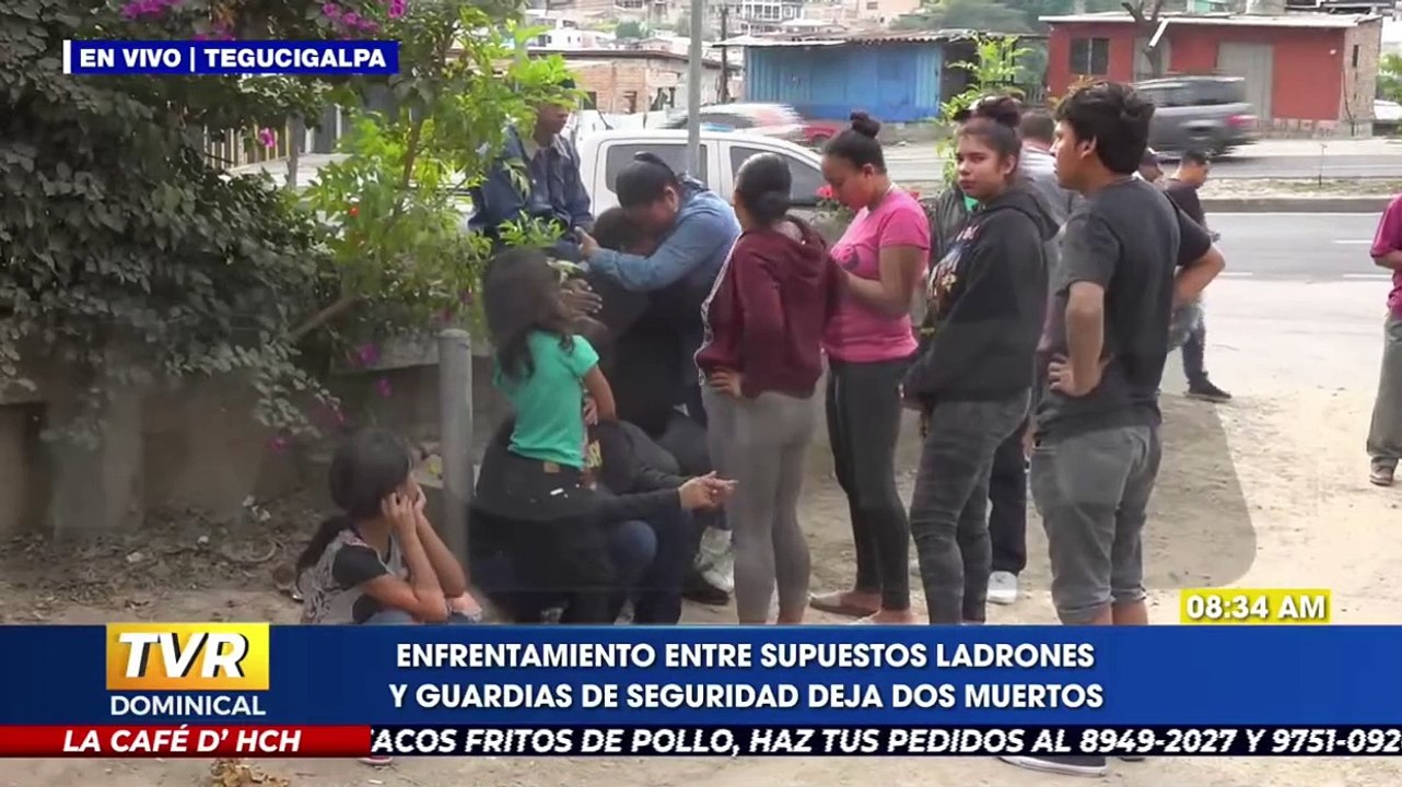 Enfrentamiento entre guardia de Seguridad y presuntos ladrones deja dos muertos en Tegucigalpa