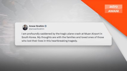 Nahas Jeju Air: Anwar rakam takziah kepada Korea Selatan, Thailand