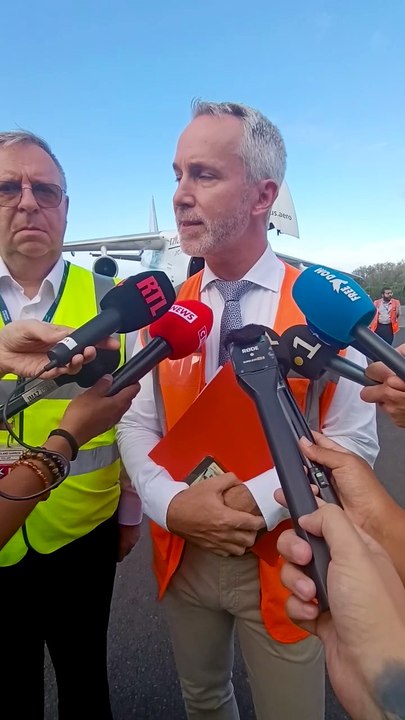 Arrivée de l'Antonov AN-124 à La Réunion en soutien pour Mayotte