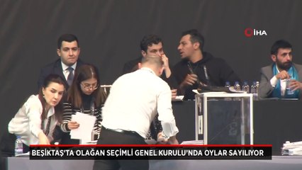 Beşiktaş Olağan Seçimli Genel Kurulu'nda oylar sayılıyor