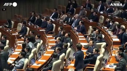 Seul, si' del Parlamento a impeachment del presidente ad interim Han