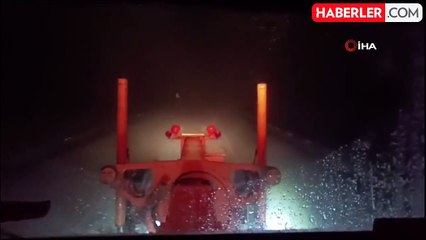 Antalya-Konya Karayolu'nda Yeniden Kar Yağışı Başladı