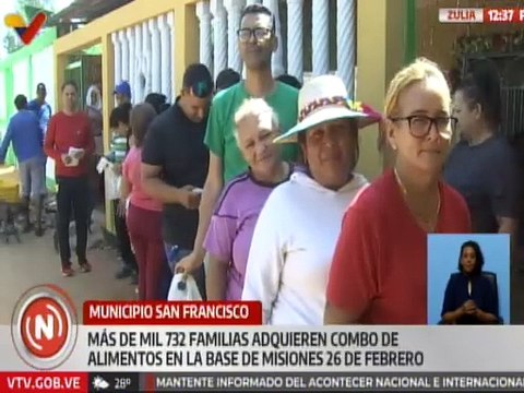 Zulia | Comunidades son beneficiadas con venta de alimentos y proteínas a precios asequibles