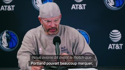 Mavericks - Kidd : "Ceux qui ont joué ont fait du très bon travail"