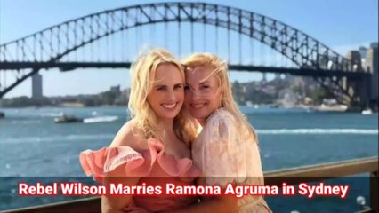 Rebel Wilson and Ramona Agruma Tie the Knot in Sydney