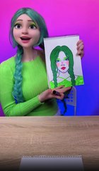 Cool Art Hack ✏️ By 123 GO #shorts #funny #prank🎨  #creative #artforkids