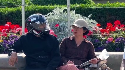 Listening to people conversation while sitting with them _ joker pranks latest 2024