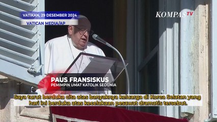 Duka Menlu Sugiono, Presiden Xi hingga Paus Fransiskus untuk Korban Jeju Air