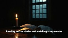 Reading Horror Stories Versus Watching Scary Movies