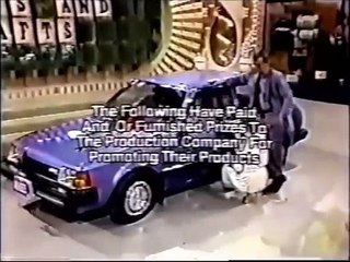 Wheel of Fortune closing credits, 12/19/84
