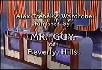 Jeopardy! closing credits, 3/25/85