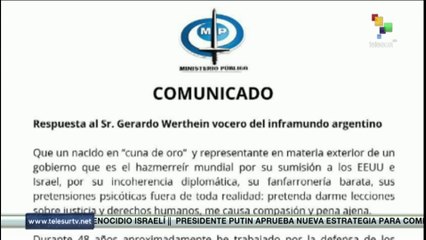 Venezuela reitera lucha en defensa de su soberanía