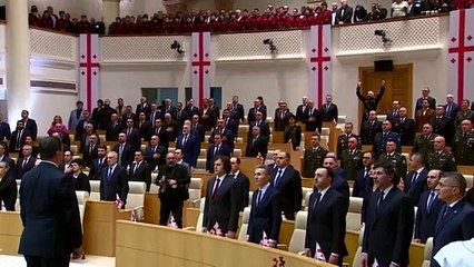 Georgia's new president sworn in amid political showdown