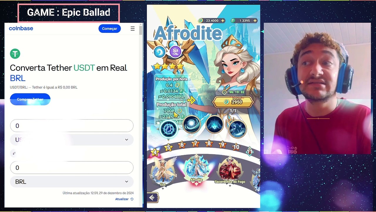 épic Ballad Rise of Heroes com 550 reais ja começa bem e não precisa por mais dinheiro deixa o tempo