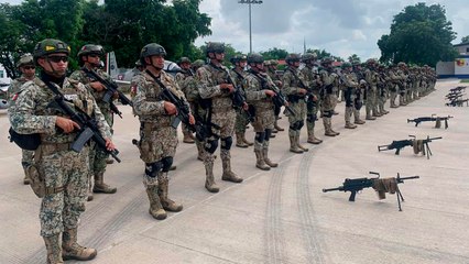 Sinaloa recibe a 200 elementos de élite del Ejército Mexicano para reforzar la seguridad en el estado