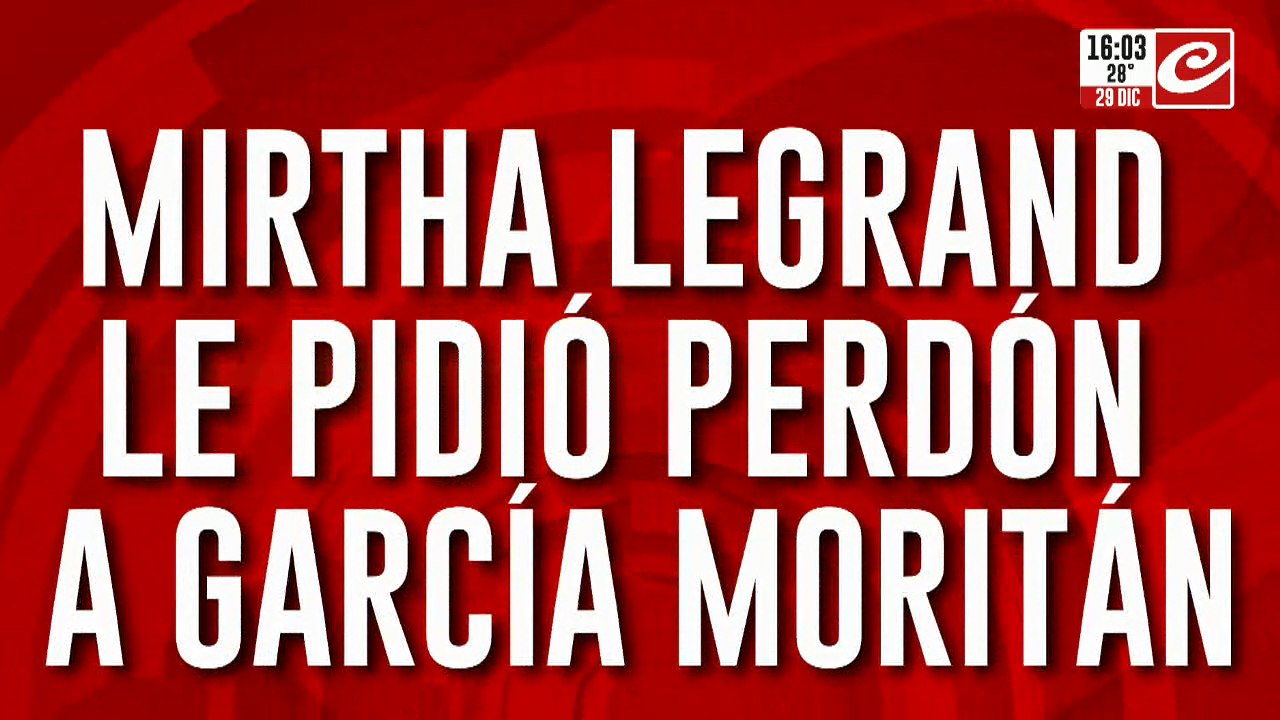 Mirtha Legrand le pidió perdón a García Moritán: "Me han criticado en algunos programas, seguro me lo merecía"