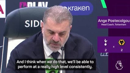 Postecoglou believes Tottenham can still make Europe despite more dropped points