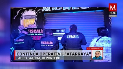 Operativo Atarraya' da otro golpe: van 194 bares asegurados en Edomex