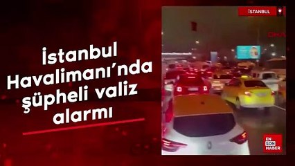 İstanbul Havalimanı’nda şüpheli valiz alarmı