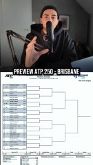 Ma preview de l’ATP 250 de Brisbane 🇦🇺