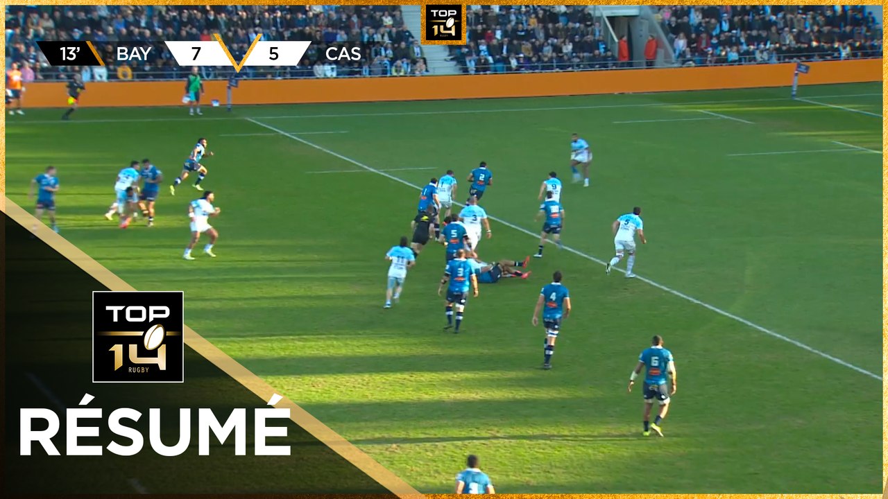 TOP 14 Saison 20242025 J13 Résumé Aviron Bayonnais Castres