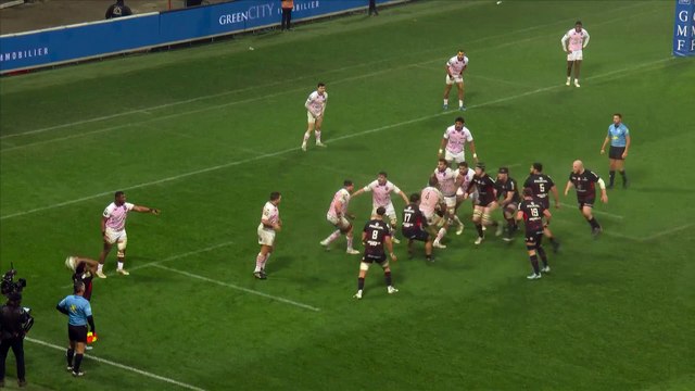 TOP 14 - Essai de Peato MAUVAKA (ST) - Stade Toulousain - Stade Français Paris