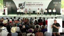 Claudia Sheinbaum anuncia proyectos desarrollo en Nayarit durante inauguración de tramo de autopista