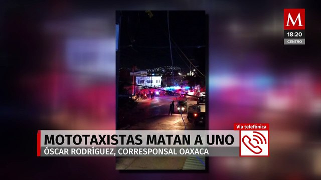 Conductor de moto taxi es asesinado a machetazos durante riña en Oaxaca