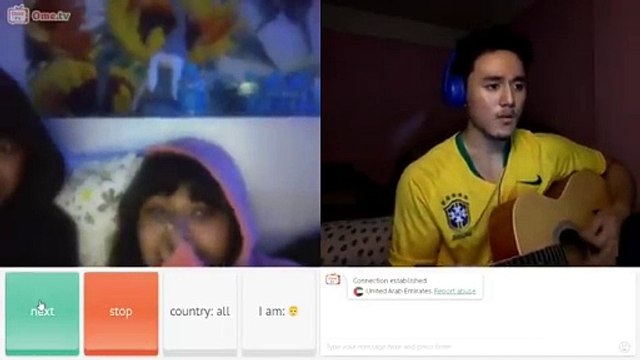 🇳🇵//🇮🇳 SINGING ( ED SHEERAN ) SONGS ON OMEGLE.. || ( PHOTOGRAPH & SUPERMARKET FLOWERS )