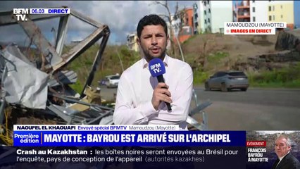 François Bayrou est arrivé ce lundi matin à Mayotte, un déplacement tourné vers des "solutions concrètes"