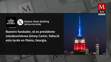 Condolencias del Gobierno de México lamenta la muerte del expresidente Jimmy Carter