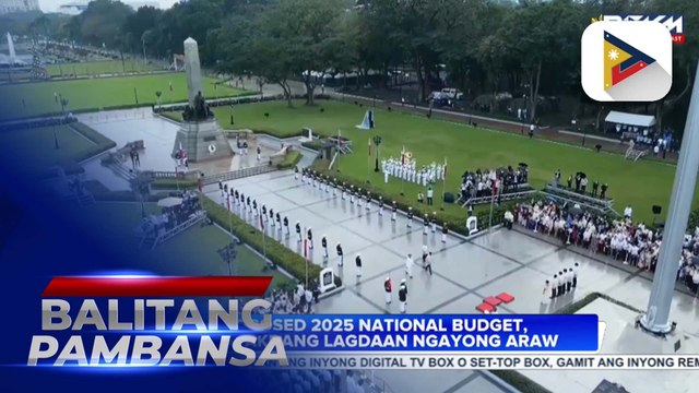 Paggunita ng Rizal Day, pinangunahan ni Pres. Marcos Jr.; Proposed 2025 National Budget, nakatakdang lagdaan ngayong araw