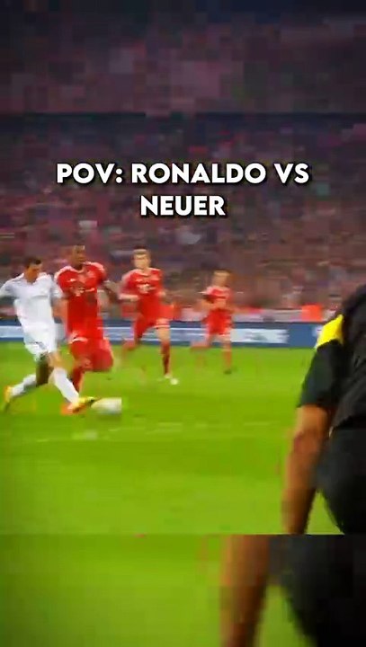 Ronaldo Vs neuer in the UCL 🔥😈⚽☠️ #footballshorts #football #ronaldo