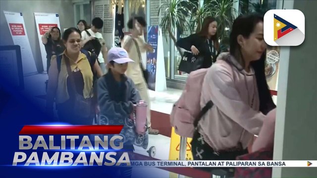 Dagsa ng mga biyahero sa PITX, patuloy; pagdadala ng mga paputok at flammable items, ipinagbabawal sa PITX