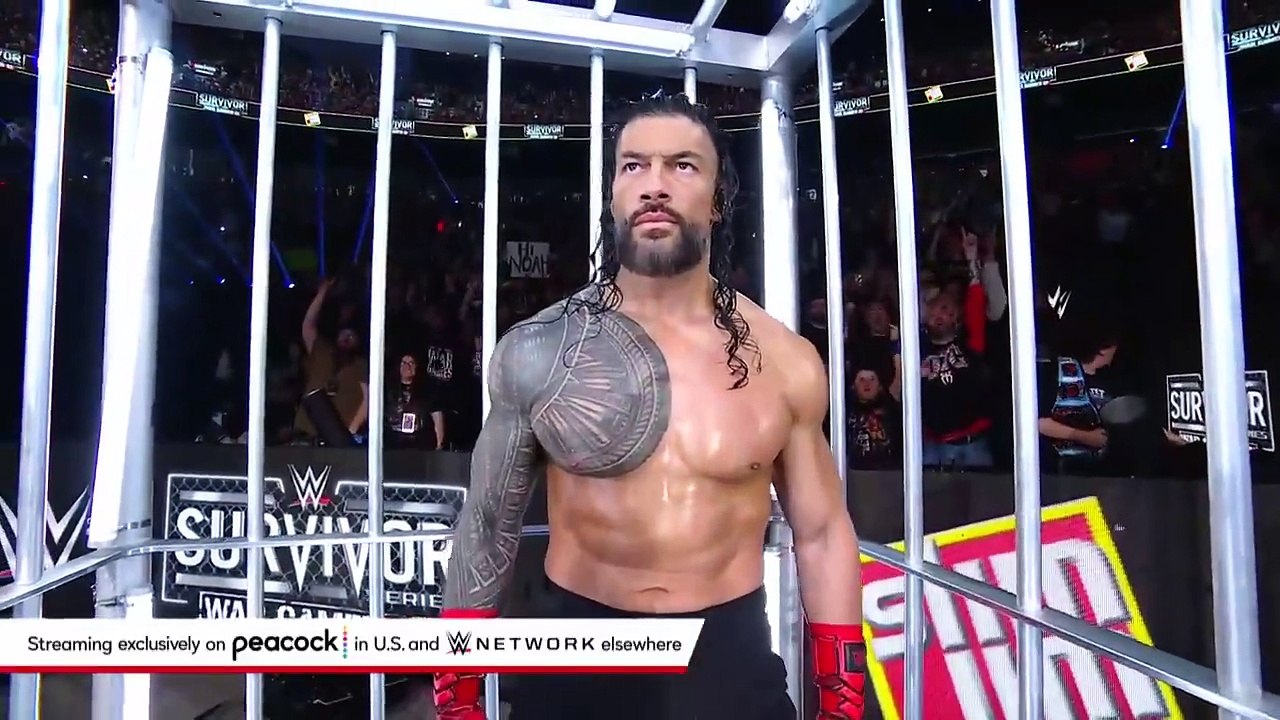 Roman Reigns Scale the Cage To Begin wargame | WWE Highlights And Action Packed Matches