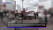 Sopir Mobil Toyota Avanza Meninggal Dunia Usai Tabrak Patung Ikonik Dayun Minak Jinggo di Cluring Hingga Ambruk, Ini Hasil Identifikasi Polisi