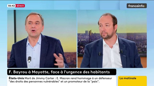 Mayotte: Arrivé dans l'archipel ce matin, le Premier ministre François Bayrou promet des réponses rapides et à long terme avec un plan nommé Mayotte debout