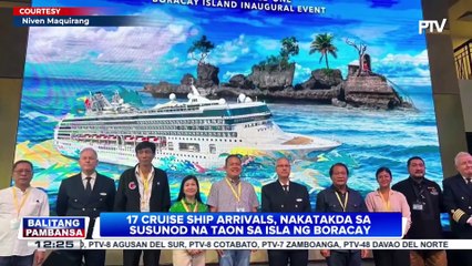 17 cruise ship arrivals, nakatakda sa susunod na taon sa isla ng Boracay