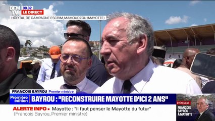 Revenir sur le droit du sol à Mayotte: "C'est une question qu'il faut poser", assure François Bayrou