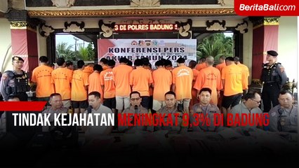 Tindak Kejahatan Meningkat 9,3% di Badung