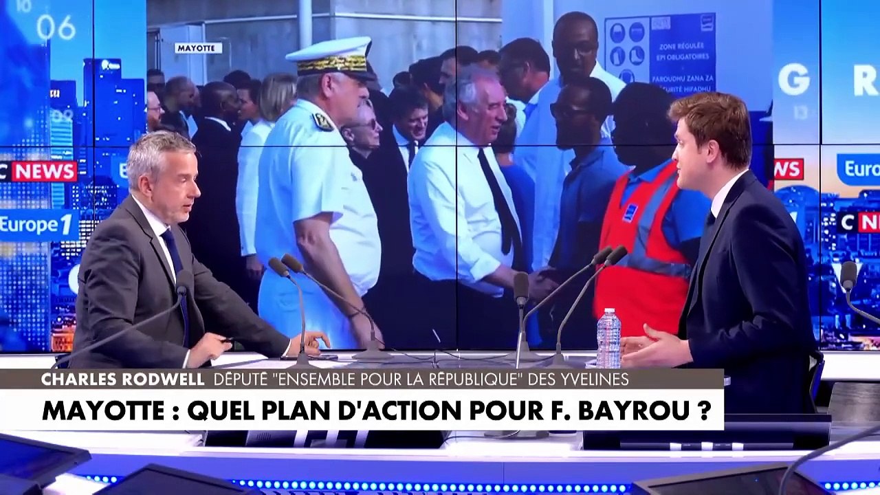 «Reconstruire Mayotte, c'est régler les malheurs» du département, dont l'immigration illégale, insiste Charles Rodwell