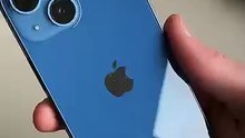 ASMR Unboxing iPhone 13 Mini blue color