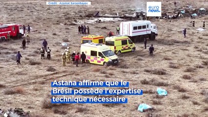 Crash de l'avion d'Azerbaïdjan Airlines : le Kazakhstan va envoyer les boîtes noires au Brésil