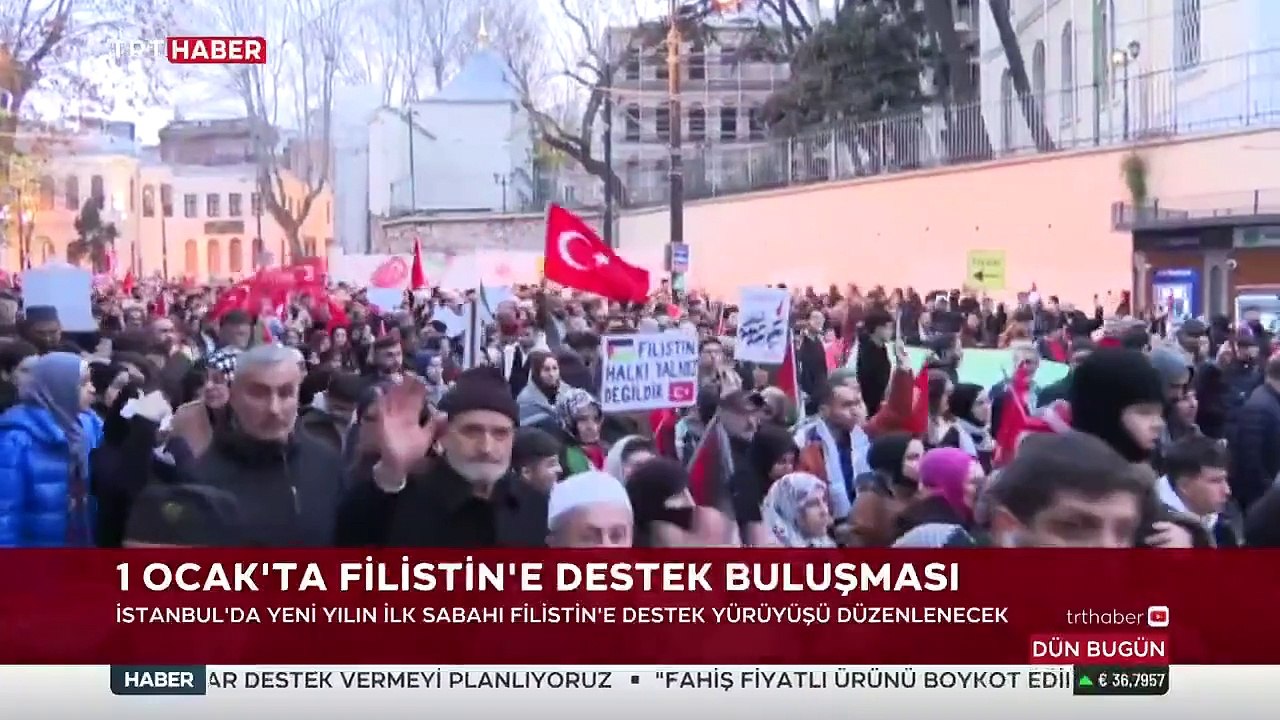 2025'in ilk gününde İstanbul'da büyük yürüyüş