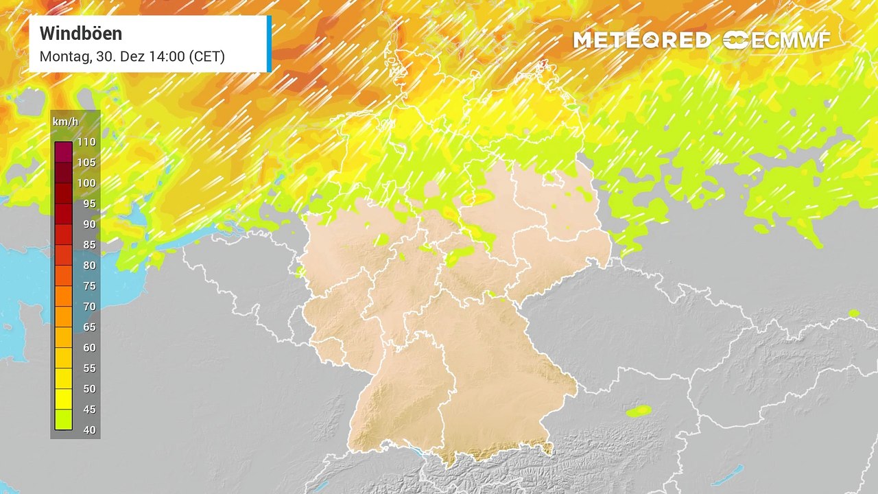 Das Jahr endet sehr stürmisch - der DWD warnt vor Sturmgefahr ausgerechnet an Silvester!
