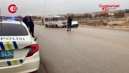 Karaman'da faciadan dönüldü: Yolcu minibüsü ile otomobil çarpıştı!