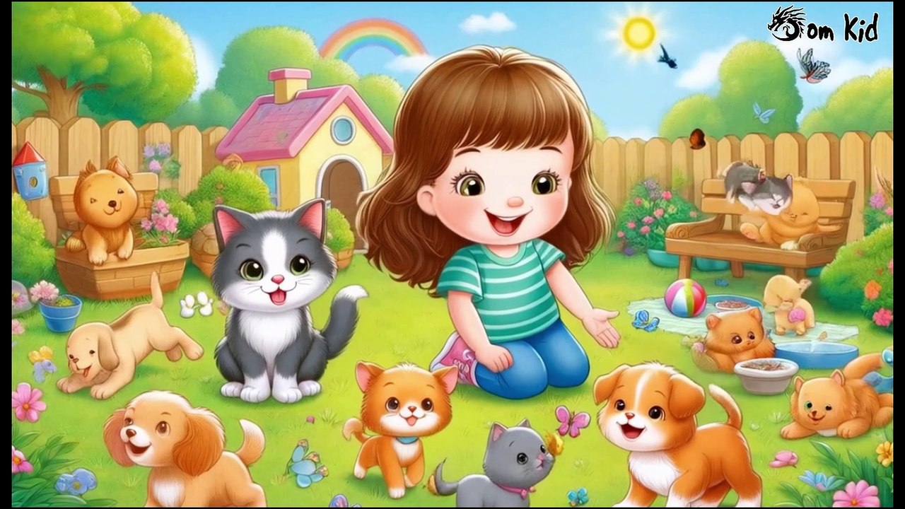 Nhạc Thiếu Nhi Động Vật - Hoạt Hình Vui Nhộn, Nhạc Con Vịt, Con Mèo, Vịt Kêu Cạp Cạp, Chú Ếch Con