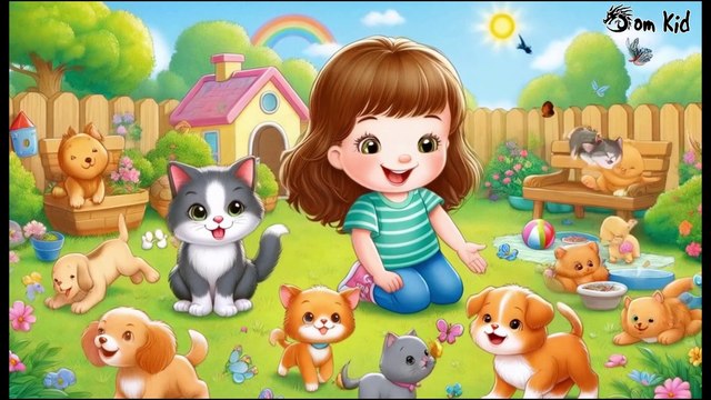 Nhạc Thiếu Nhi Động Vật - Hoạt Hình Vui Nhộn, Nhạc Con Vịt, Con Mèo, Vịt Kêu Cạp Cạp, Chú Ếch Con